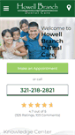 Mobile Screenshot of howellbranchdentalcare.com